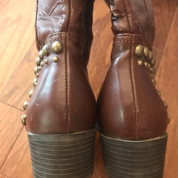 DONATED. Studded boots size 6. Imperfect!  READ description costume,… - Picture 6 of 7
